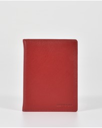 Cobb & Co - Davey Leather RFID Passport Card Holder