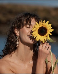 Native Sol - Follow The Sun - Sunflower Earrings