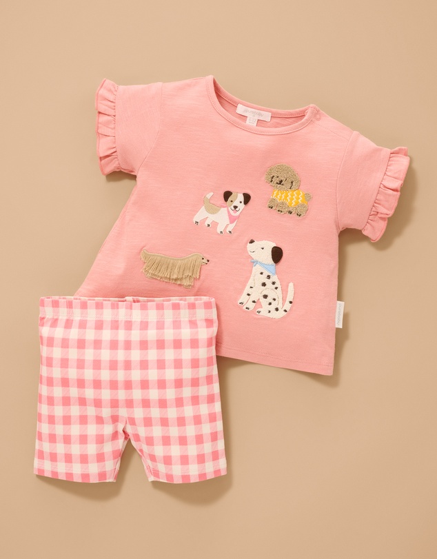 Purebaby - Ruffle Tee-Kids-Babies