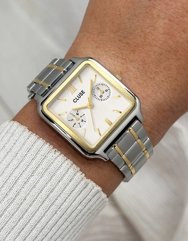 Cluse - CLUSE Gracieuse Multifunction, Steel, Silver, Two Tone