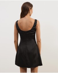Atmos&Here - Janie Satin Mini Dress