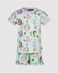 Rock Your Kid - Disney Princess Bow Short Pyjama Set - ICONIC EXCLUSIVE - Kids-Teens