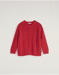 Seasalt - Seasalt Cornwall Red Hedge Rock Jumper