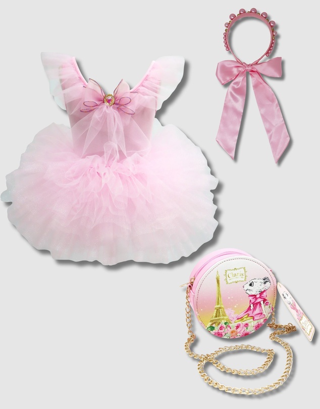 Claris The Chicest Mouse In Paris By Pink Poppy - Claris Sparkle Dress-up Bundle