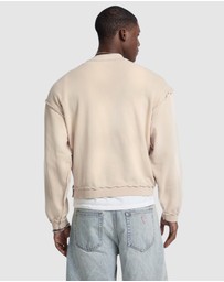 GUESS Originals - GUESS Originals Boxy Applique Crewneck Sweatshirt
