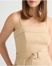 David Lawrence - Aniston Cotton Sateen Dress