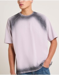 Black Noise White Rain - Liminal Sprayed T-Shirt