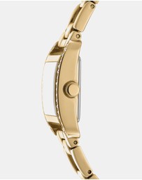 DKNY - Mini Gold 21x27mm Womens Watch + Gold Bracelet