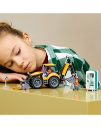 LEGO - 60480 Yellow Backhoe Loader