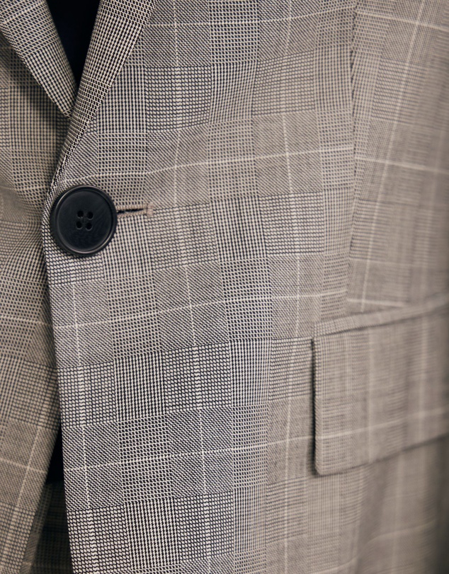 Oxford - Ebony Pure Wool Suit Jacket