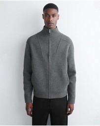 COS - Merino Wool Zip-Up Track Jacket