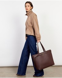 SABEN - Tia Shoulder Bag Espresso + Bronze