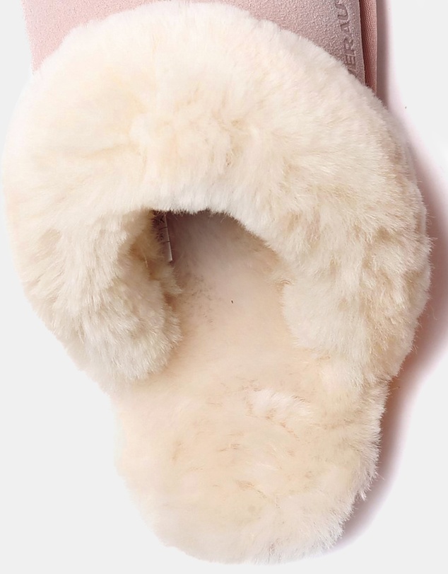 EVERAU - EverAU Ugg Muffin Slipper Suede Cow Suede Upper House Shoes