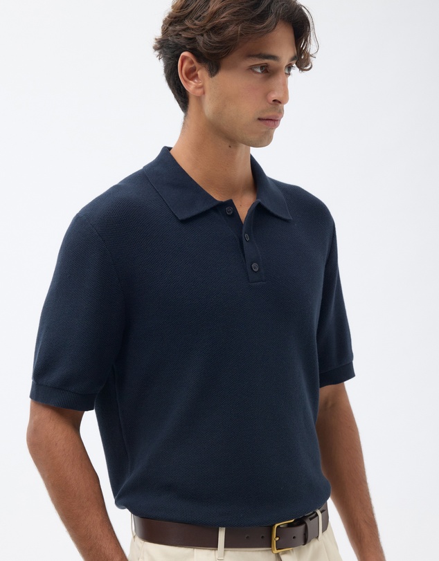 AERE - Organic Cotton Short Sleeve Polo