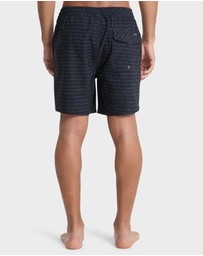 Quiksilver - Mens Stretch Printed Volley 17