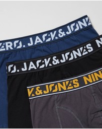 Jack & Jones - 3-Pack Jaccolton Solid Trunks SN
