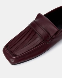 ARKET - Fringe Leather Loafers