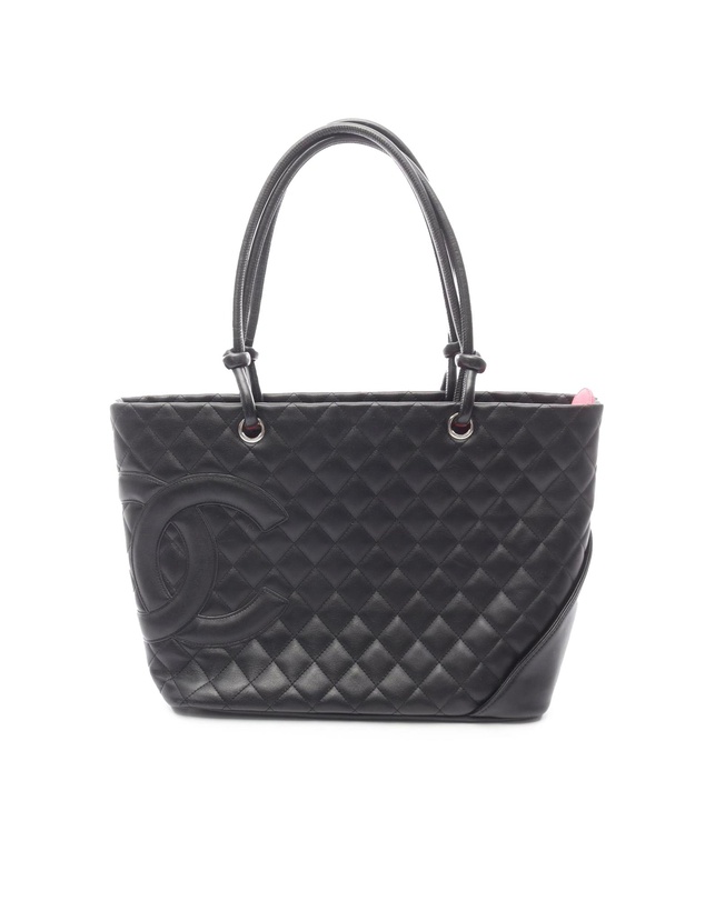 Pre-Loved by Azura Reborn - Pre-Loved Large Lambskin Cambon Ligne Tote