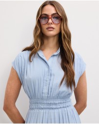 The Fated - Della Gathered Maxi Dress