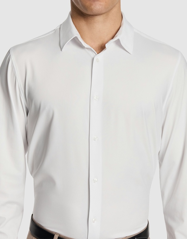 yd. - Pulse Slim Hyper Stretch Dress Shirt