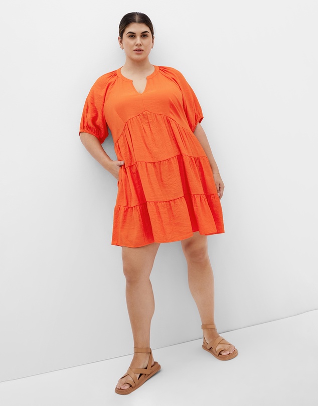 City Chic - Kara Tiered Mini Dress