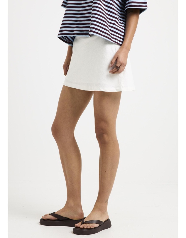 Subtitled - Ella Linen Mini Skirt