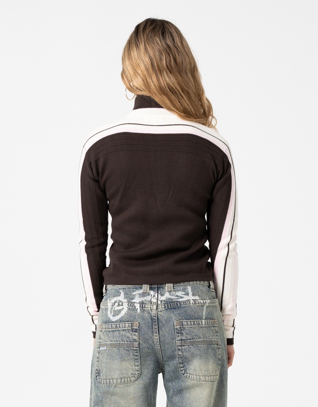 Rusty - Daddy Gb Fitted Zip Through Knit