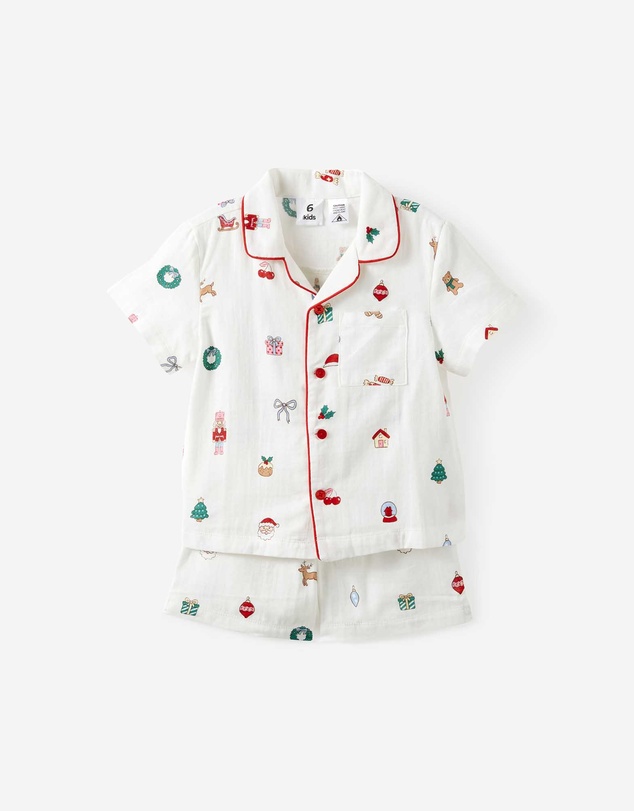 Cotton On Kids - Kids Woven Family Christmas Pj Set