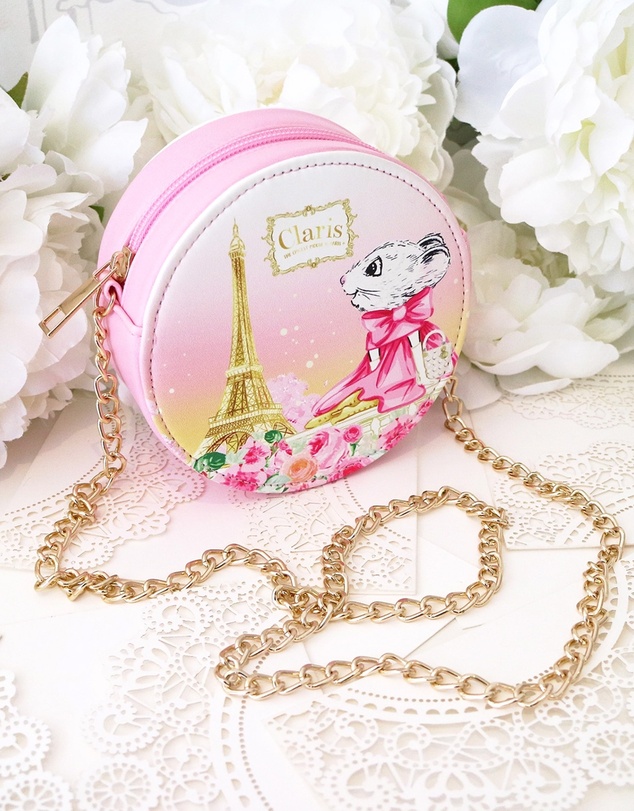 Claris The Chicest Mouse In Paris By Pink Poppy - Claris The Chicest Mouse in Paris™ Magnificent Mess Printed Handbag