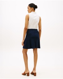 Tommy Hilfiger - Cotton Cable Knit Mini Skirt