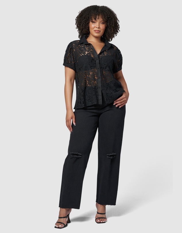 Sunday In The City - Love Lost Lace Shirt