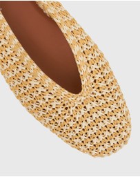 Betts - Lotus Woven Ballet Flats