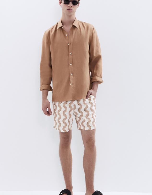 UNISON - Linen Regular Fit Shirt