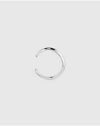 Najo - Dune Large Silver Ear Cuff