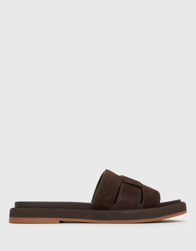 Betts - Bella Leather Flat Slides