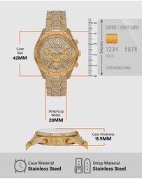 Michael Kors - Lexington Gold Chronograph Watch