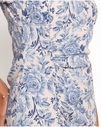 Petal & Pup - Lisbeth Midi Dress - Blue Floral