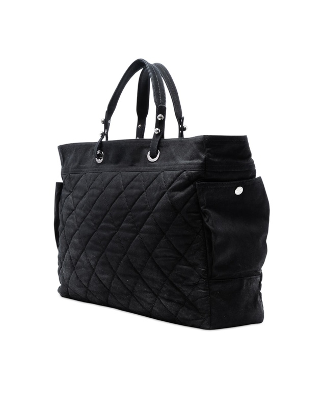 Pre-Loved by Azura Reborn - Pre-Loved XL Quilted Coated Canvas Paris Biarritz Tote