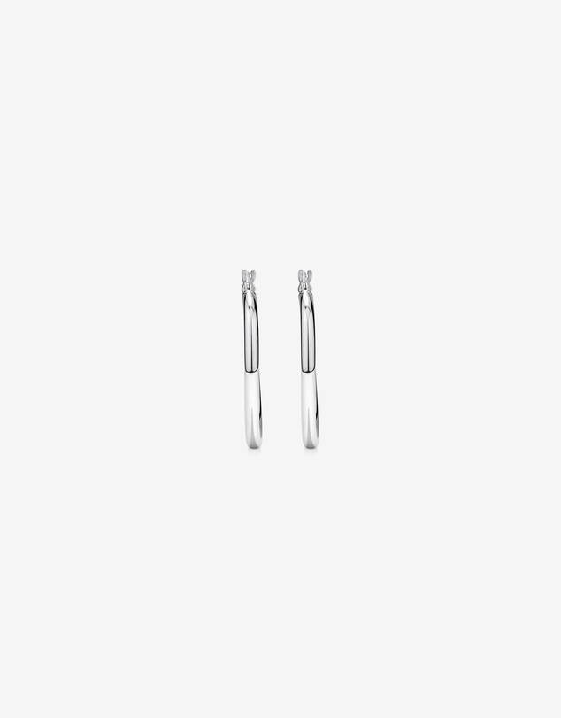 Michael Hill - 25mm Round Hoop Earrings in Sterling Silver