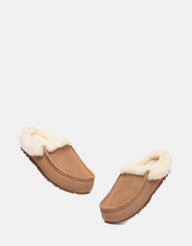 EVERAU - EverAU Ugg Creago Cow Suede Upper Loafer Oxfords Flats