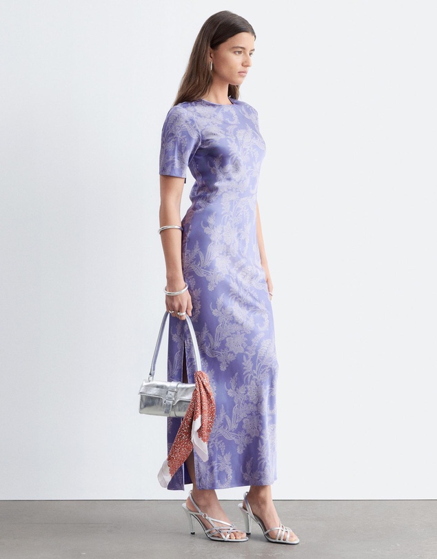 & Other Stories - Short-Sleeve Long Dress