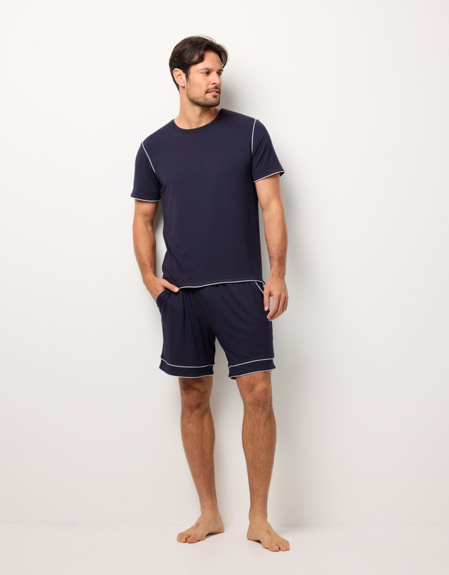 Wanderluxe Sleepwear - Nox TENCEL Modal Boxer Shorts & T-Shirt