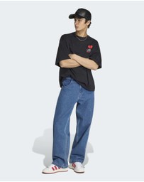 adidas Originals - V-DAY HEART BROKEN CAT GRAPHIC TEE Mens