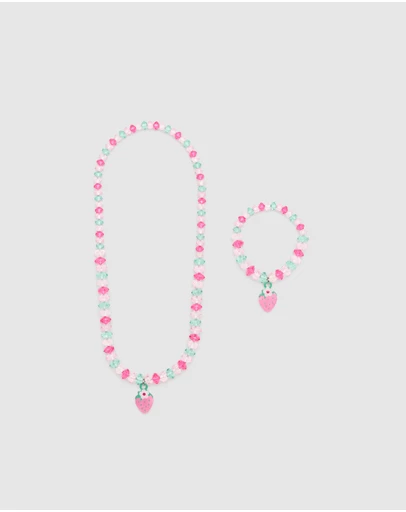 Seed Heritage - Strawberry Jewellery Set
