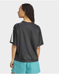 adidas Sportswear - Tiro x Common Goal Jacquard Tee Womens