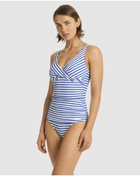 Sea Level Australia - Amalfi Cross Front Multifit Singlet Top