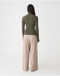 Forcast - Ginny Ribbed Turtleneck Knit