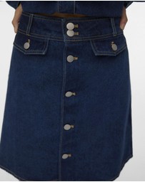 Vero Moda - Olka Denim Mini Skirt
