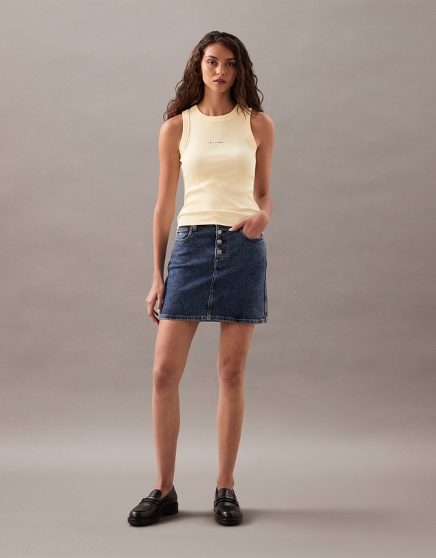 Calvin Klein Jeans - Monologo Rib Tank Top