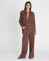 Heaven Australia - Garnet Relaxed Wide Leg Pant